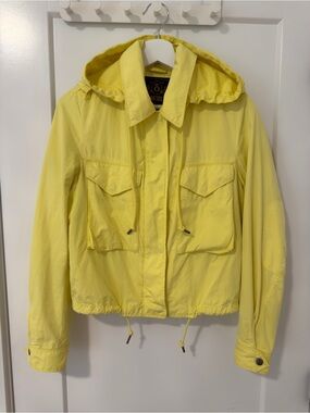 Diesel Yellow Hooded Windbreaker Jacket